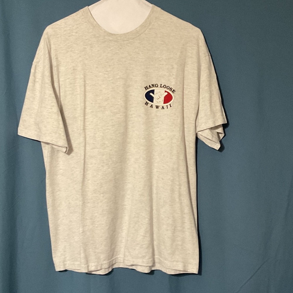 Hang Loose Hawaii Light Gray T-Shirt